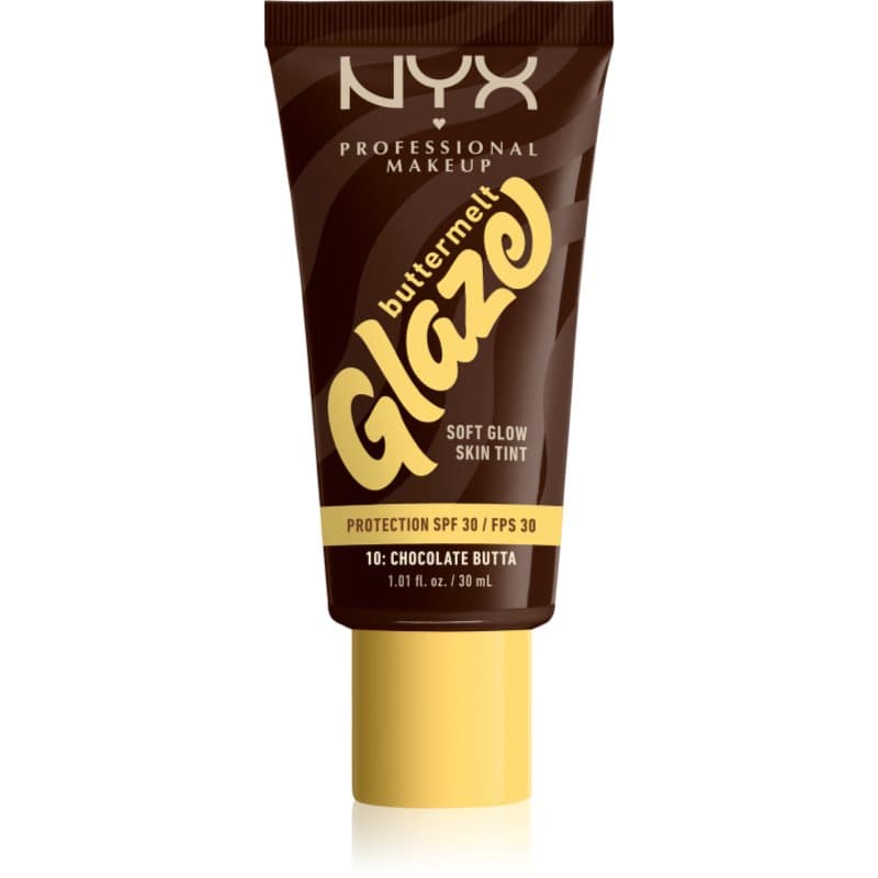 Buttermelt Glaze fluid rozświetlająco-tonujący SPF 30 odcień 10 Chocolate Butta ml