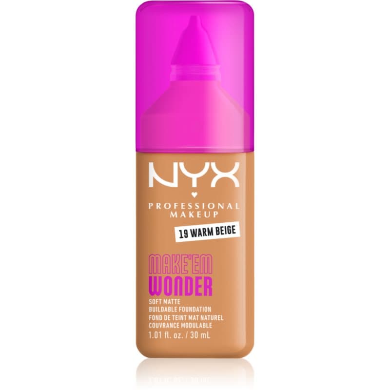 Make ‘Em Wonder lekki podkład matujący odcień 19 Warm Beige