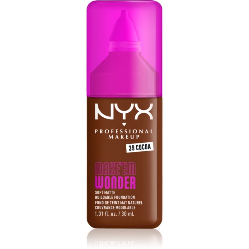 Make ‘Em Wonder lekki podkład matujący odcień 39 Cocoa