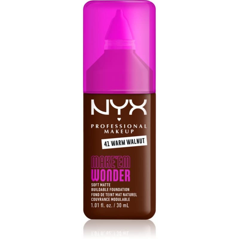 Make ‘Em Wonder lekki podkład matujący odcień 41 Warm Walnut