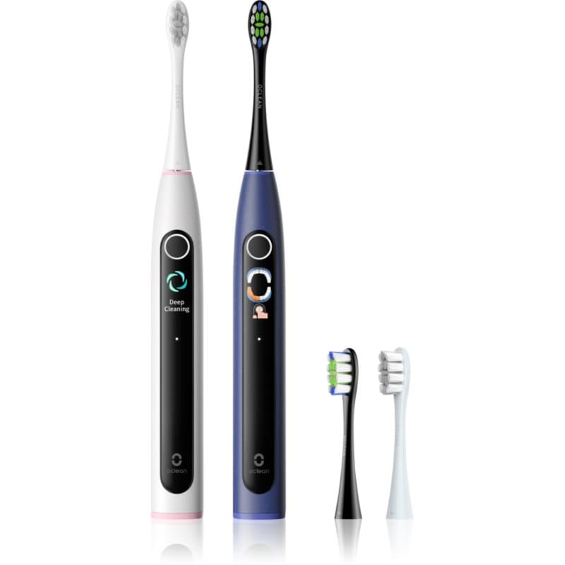 X Lite Duo Set szczoteczka soniczna + zapasowa główka Blue+Grey