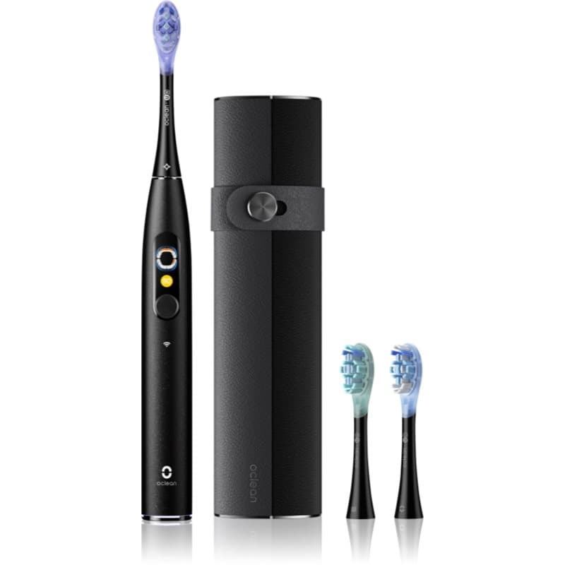 X Ultra 20 Set szczoteczka soniczna + 2 zapasowe końcówki z etui podróżnym Black