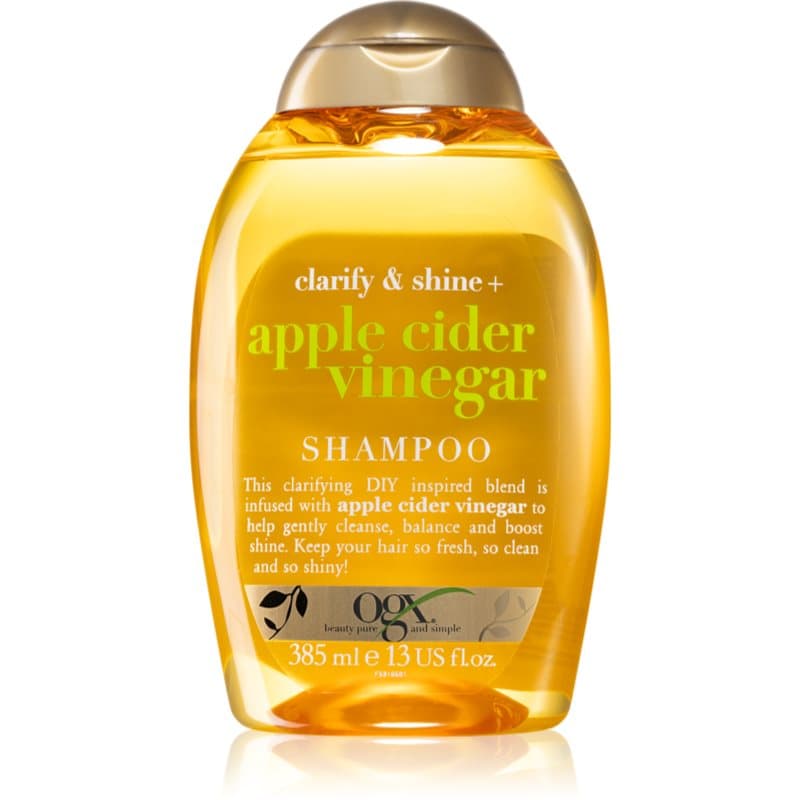 Apple Cider Vinegar szampon oczyszczający do nabłyszczania i zmiękczania włosów