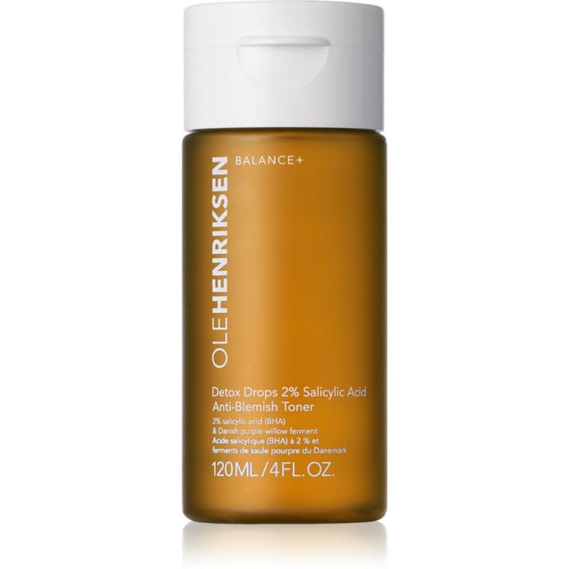 Olehenriksen - Detox Drops - Tonik Przeciw Niedoskonałościom Z Kwasem Salicylowym 2% - Balance Detox Drops 2% Salicylic Toner - Dla Kobiet