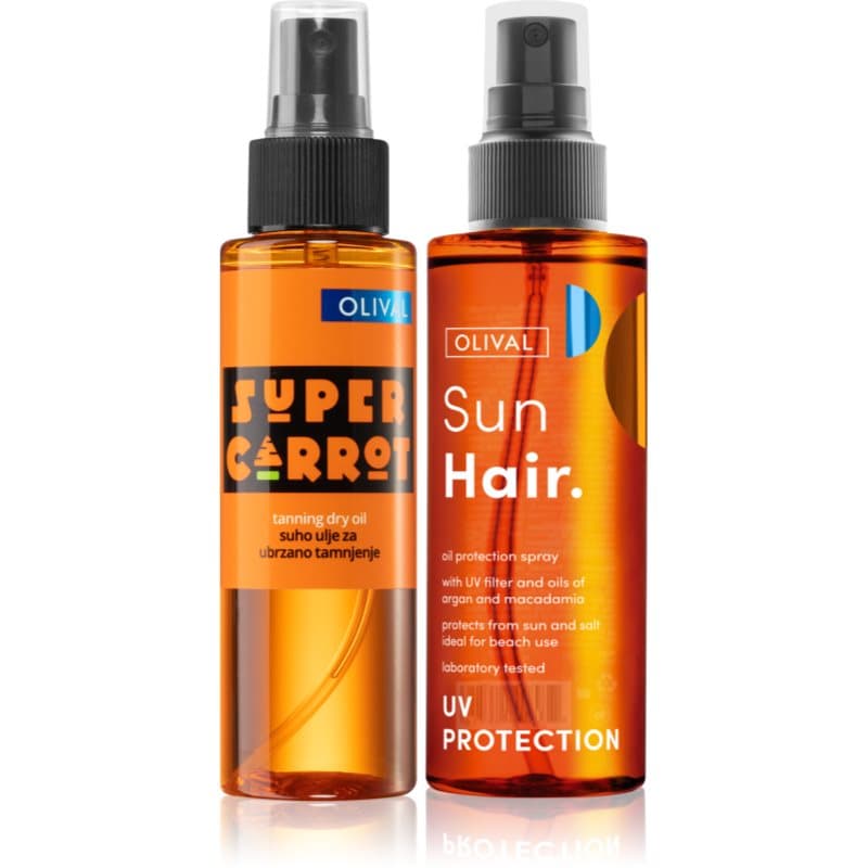 Glow & Protect zestaw podczas ekspozycji na słońce