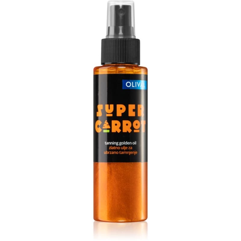 SUPER Carrot Golden Oil olejek z brokatem przyśpieszający opalanie