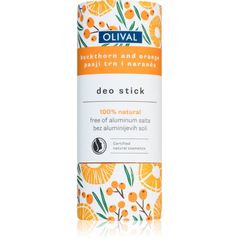 Natural Buckthorn and Orange dezodorant w sztyfcie bez dodatku soli aluminium