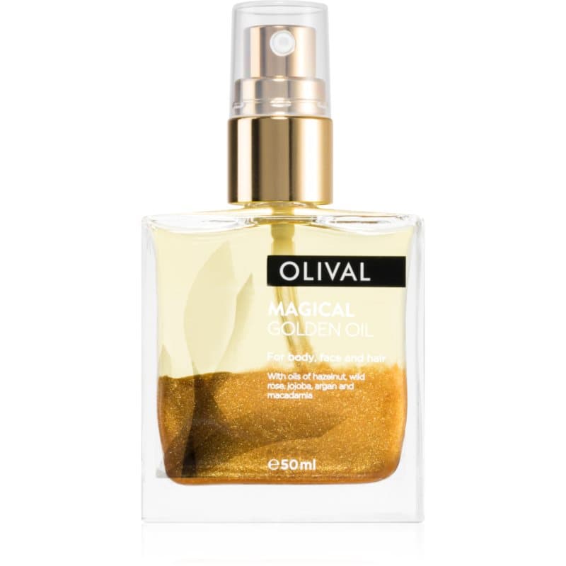 Magical Gloden Oil wielofunkcyjny olejek suchy z brokatem do twarzy, ciała i włosów
