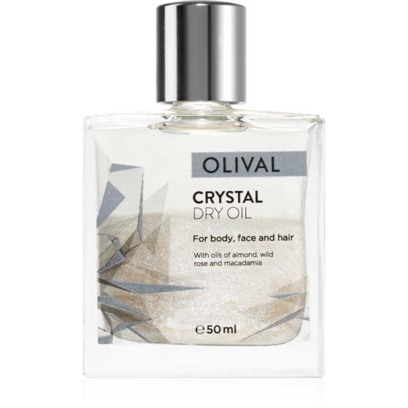 Crystal Dry Oil wielofunkcyjny olejek suchy z brokatem do twarzy, ciała i włosów