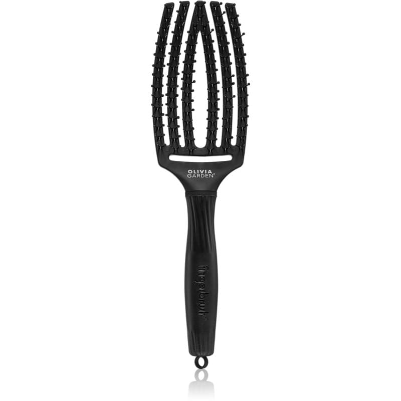 Fingerbrush Double Bristles płaska szczotka dla łatwego rozczesywania włosów