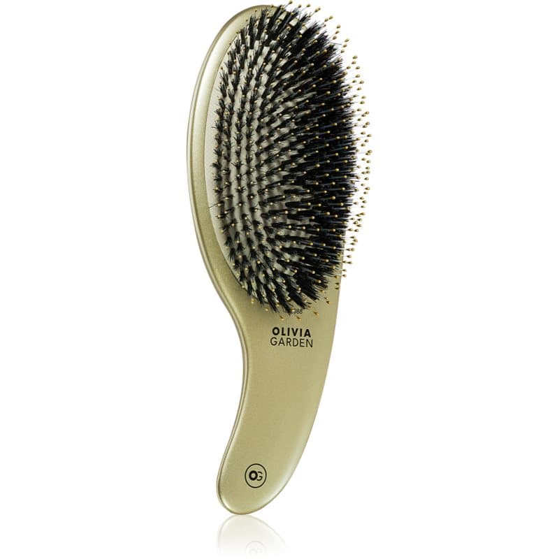 Expert CURVE Board&Nylon Gold szczotka do włosów z nylonowymi włóknami i włosiem dzika