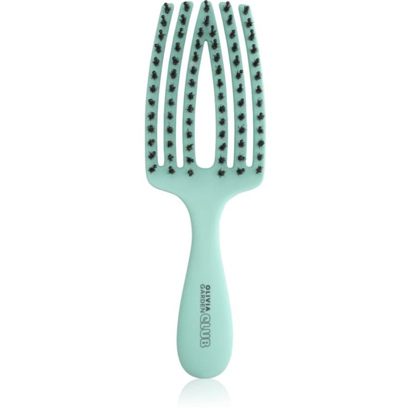 The Nomad Detangling&Shine Fingerbrush​ płaska szczotka do włosów Mint