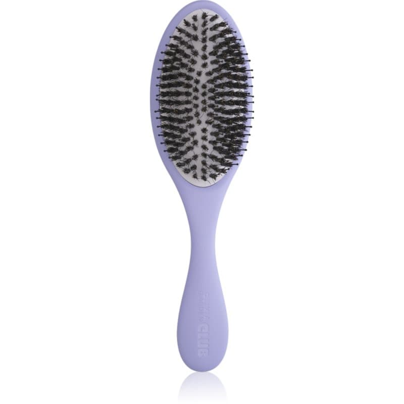 The Reset Detangling&Shine Hairbrush płaska szczotka z futerałem Lilac