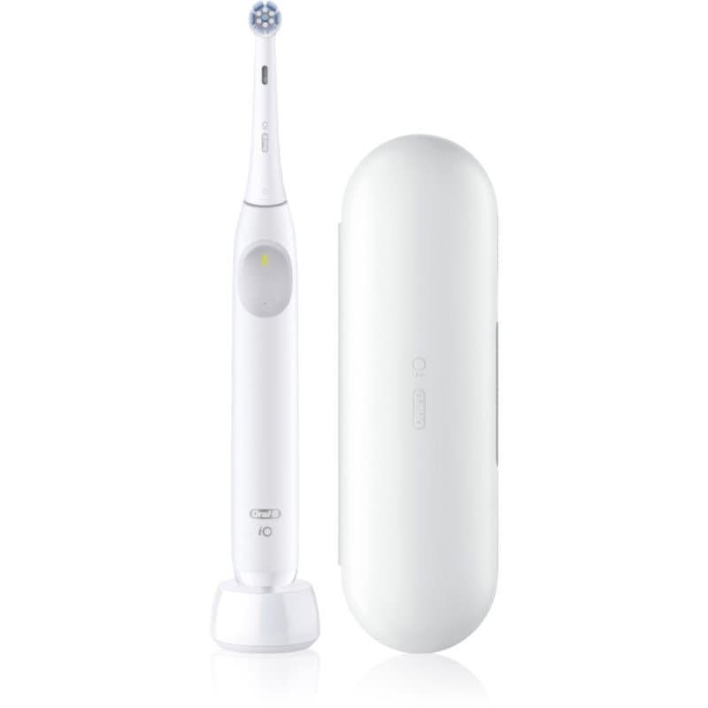iO2 Clean & Gentle elektryczna szczoteczka do zębów z etui podróżnym White