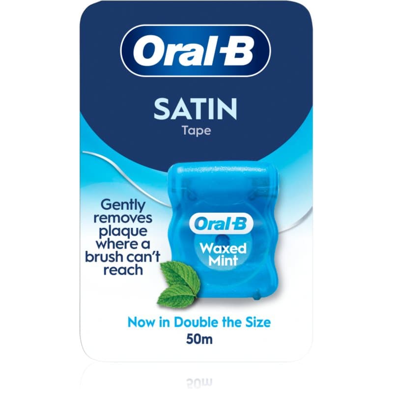 Satin Tape Waxed Mint nić dentystyczna mięta 50