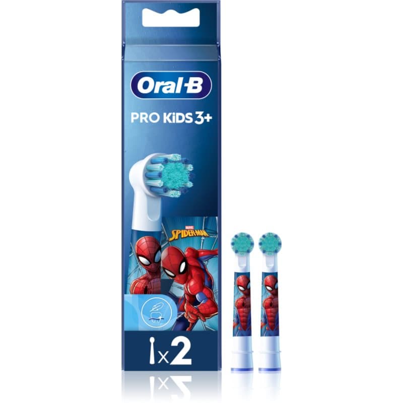 PRO Kids 3+ końcówki wymienne do szczoteczki do zębów dla dzieci Spiderman