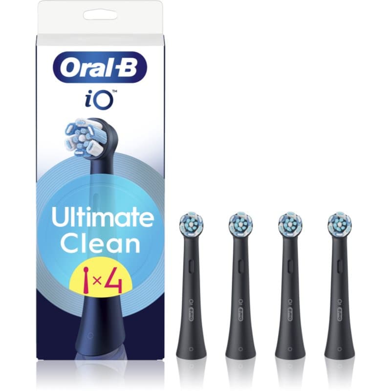 iO Ultimate Clean końcówki wymienne do szczoteczki do zębów Black