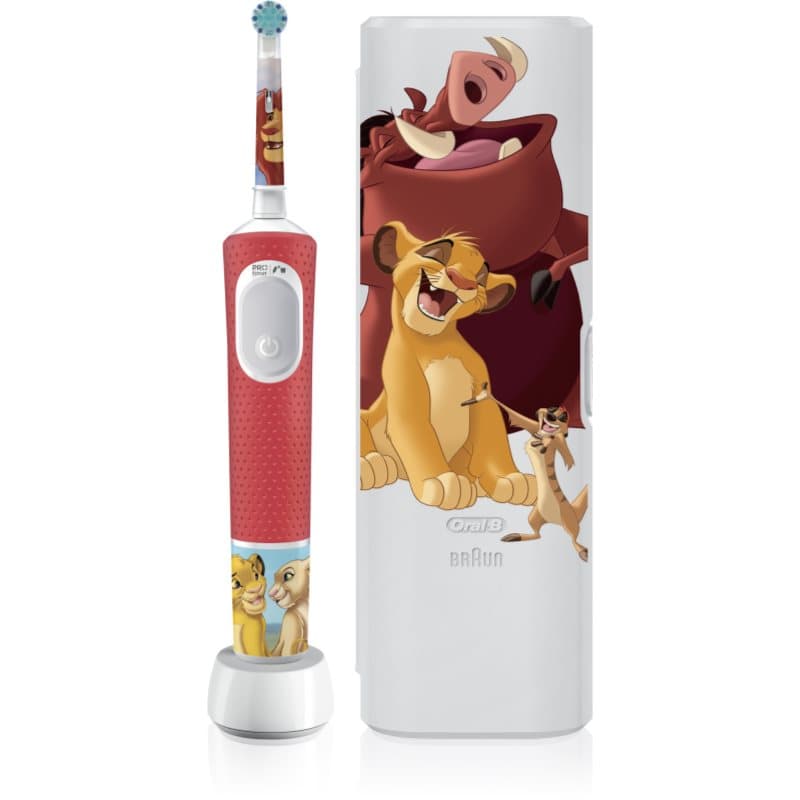 PRO Kids 3+ The Lion King elektryczna szczoteczka do zębów z futerałem dla dzieci