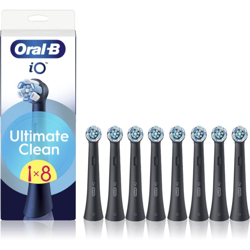iO Ultimate Clean końcówki wymienne do szczoteczki do zębów Black