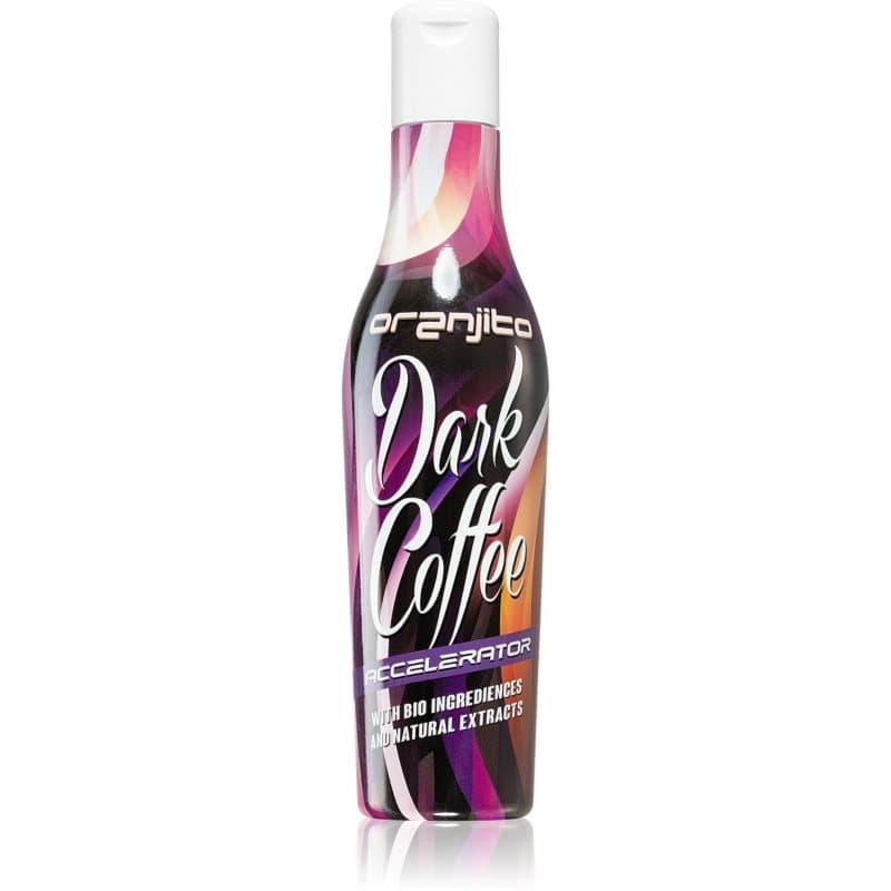 Dark Coffee Accelerator mleczko do opalania w solarium z biokomponentami i przyspieszaczem opalania