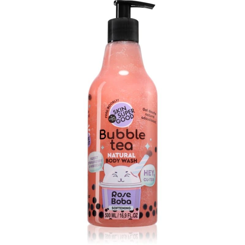 Skin Super Good Bubble Tea zmiękczający żel pod prysznic