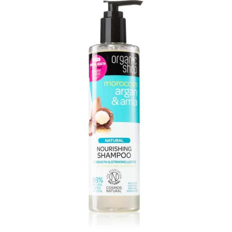 Natural Moroccan Argan & Amla szampon odżywczy do włosów zniszczonych i farbowanych
