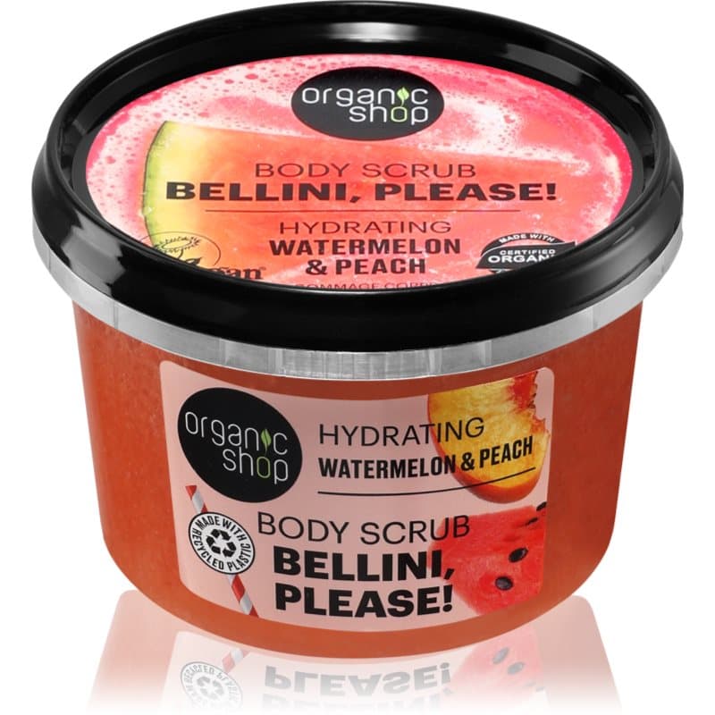 Bellini, please! nawilżający peeling do ciała zapachy watermelon & peach