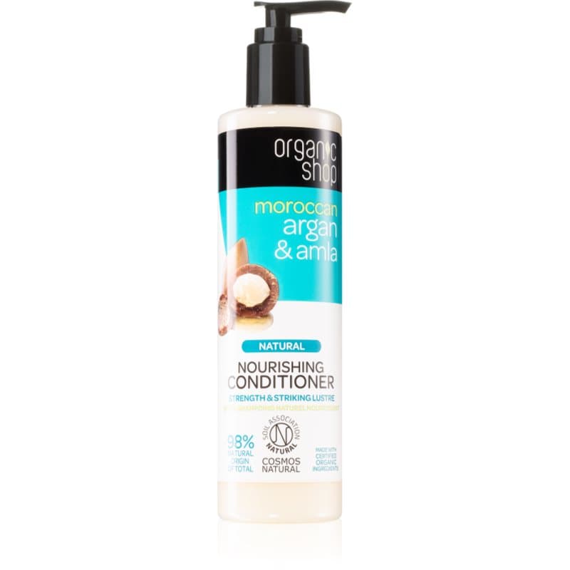 Natural Moroccan Argan & Amla odżywka odżywiająca do włosów farbowanych i zniszczonych