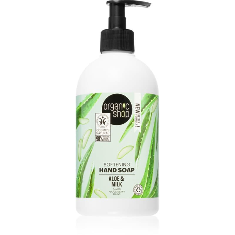 Organic Aloe & Milk pielęgnujące mydło w płynie do rąk