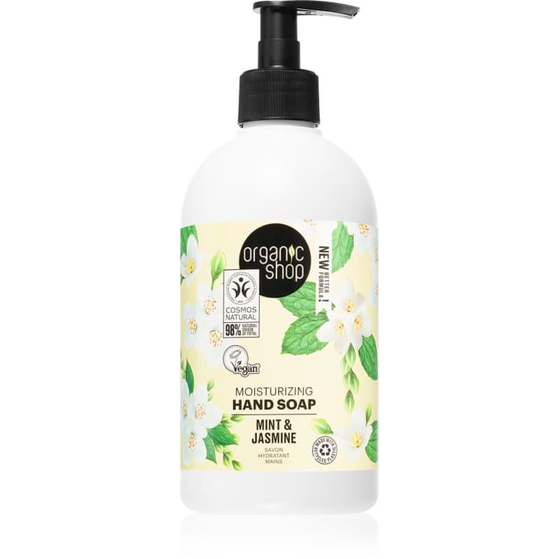Organic Minty Jasmine mydło w płynie do rąk o działaniu nawilżającym