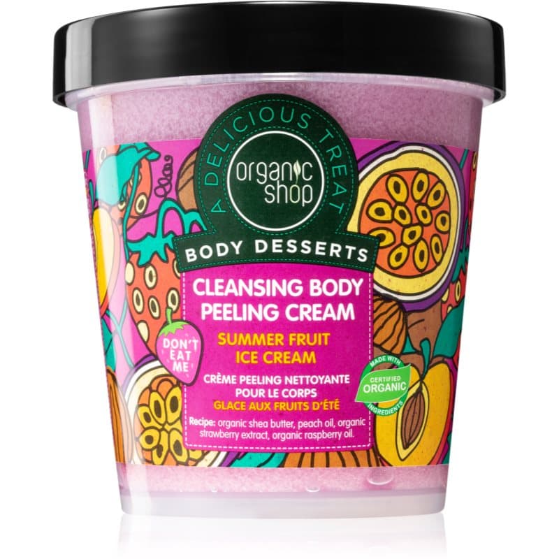 Body Desserts Summer Fruit Ice Cream krem oczyszczająco-peelingujący