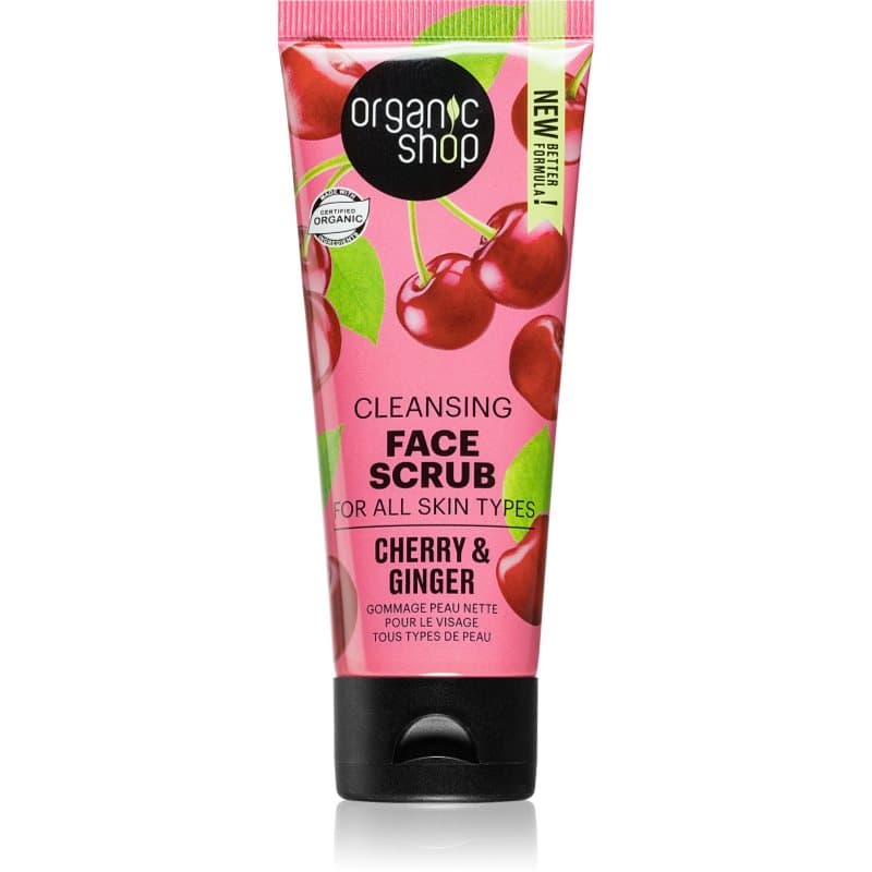 Ginger & Cherry oczyszczający peeling do twarzy
