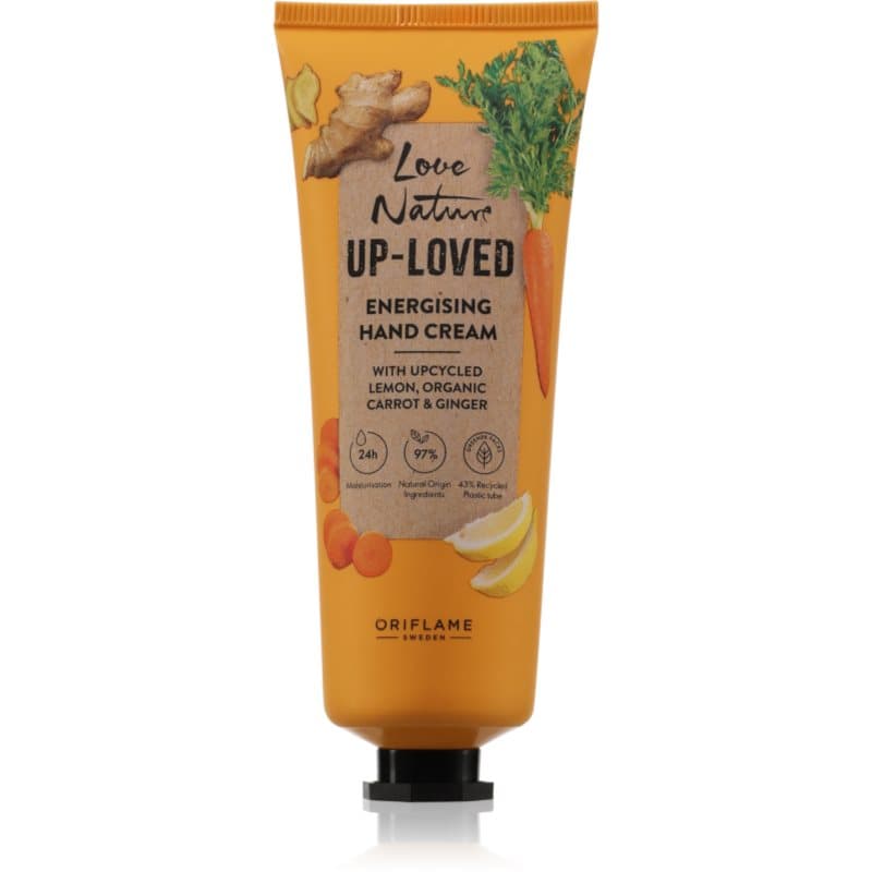 Love Nature Up-Loved Upcycled Lemon & Organic Carrot & Ginger krem nawilżający do rąk