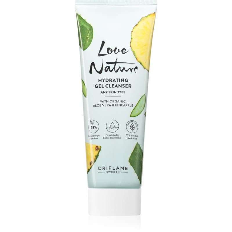 Love Nature Organic Aloe Vera & Pineapple nawilżający żel oczyszczający
