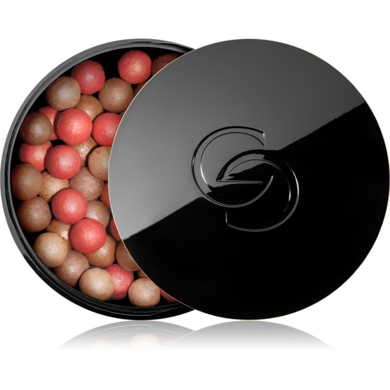 Giordani Gold Serum Pearls rozświetlający puder w perełkach błyszczący odcień Strobe Peach