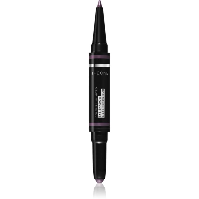 The One Colour Unlimited cienie do powiek i kredka do oczu 2 w 1 odcień Frosted Purple