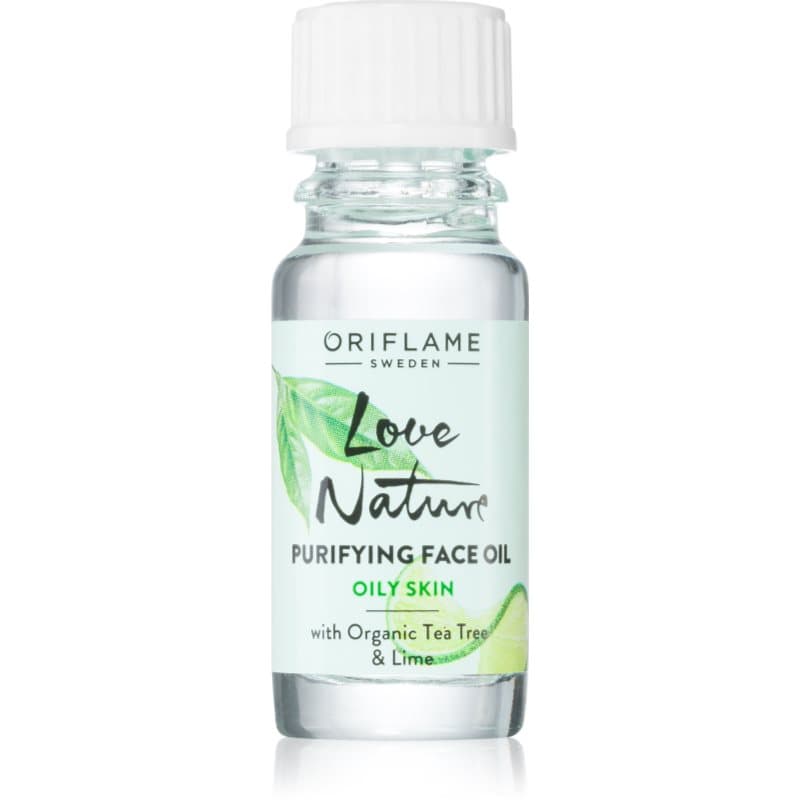 Love Nature Organic Tea Tree & Lime olejek oczyszczający do skóry z problemami