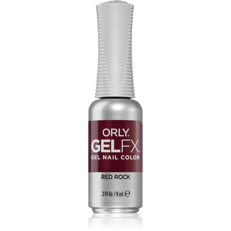 Gelfx Gel hybrydowy lakier do paznokci z użyciem lampy UV / LED odcień Red Rock
