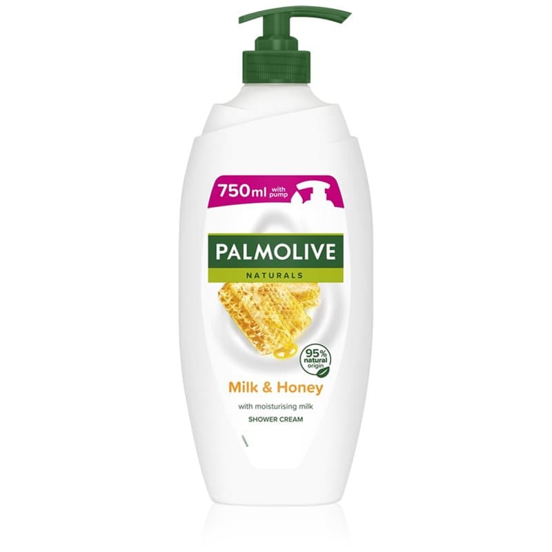 Naturals Milk & Honey żel kremowy pod prysznic i do kąpieli z mlekiem i miodem z pompką
