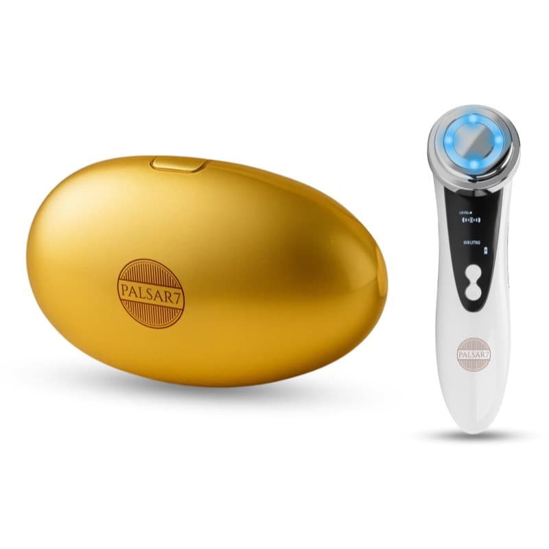Exclusive Set LED Lip Mask & Galvanic Iron zestaw w korzystnej cenie Gold