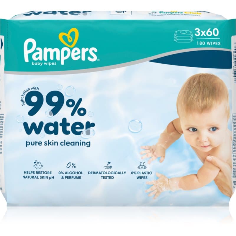 99% Water Baby Wipes nawilżane chusteczki oczyszczające dla dzieci