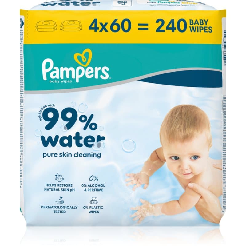 99% Water Baby Wipes nawilżane chusteczki oczyszczające dla dzieci
