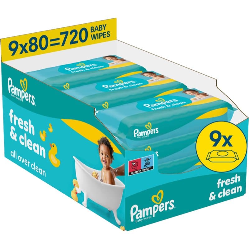 Fresh & Clean nawilżane chusteczki oczyszczające dla dzieci