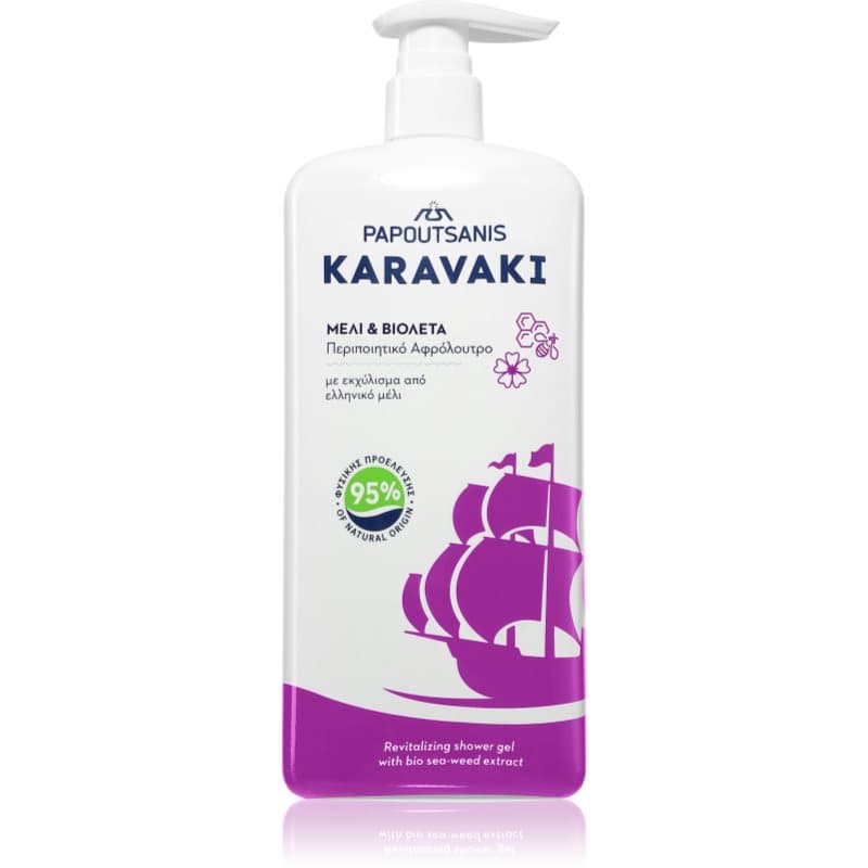 Karavaki Honey & Violet żel pod prysznic