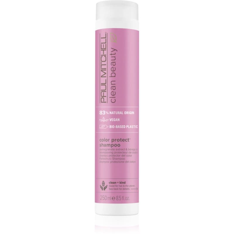 Clean Beauty Color Protect Shampoo szampon fioletowy do włosów rozjaśnionych, z pasemkami w odcieniu chłodnego blondu