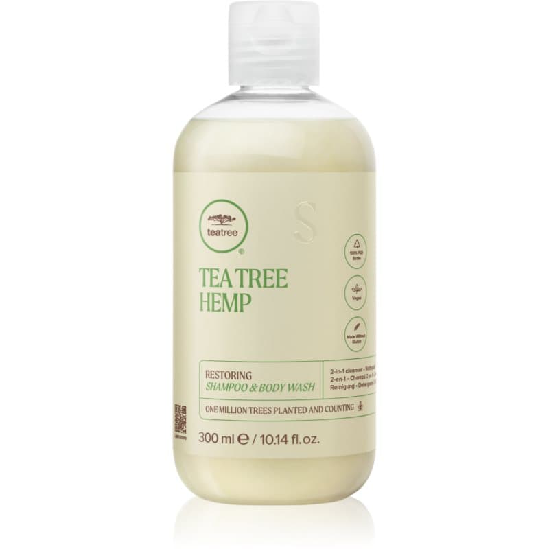 Tea Tree Hemp Restoring Shampoo & Body Wash szampon i żel pod prysznic o działaniu nawilżającym