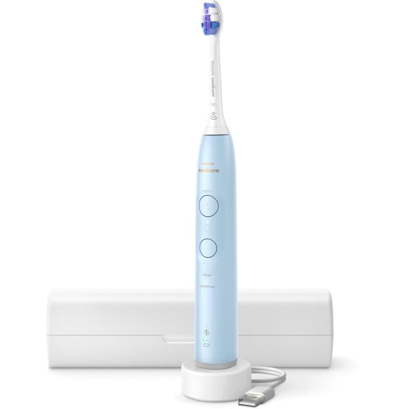 Sonicare 6100 H/02 elektryczna szczoteczka soniczna z etui podróżnym Light Blue
