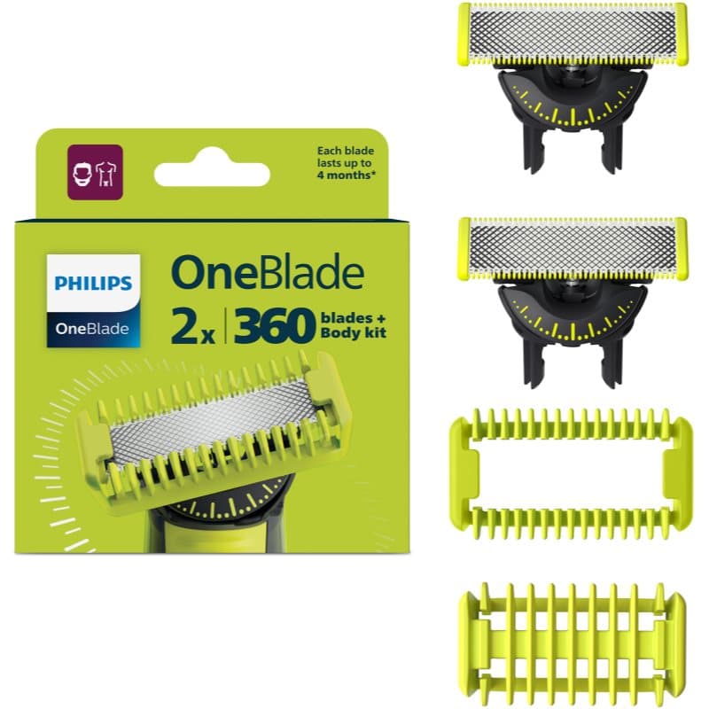 OneBlade 360 QP624/50 zapasowe ostrza for Philips OneBlade 360