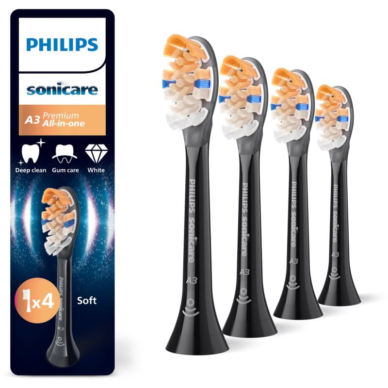 Sonicare Premium All-in-One H/88 końcówki wymienne do szczoteczki do zębów Black