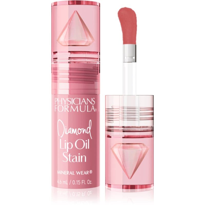 Mineral Wear® Diamond Lip Oil Stain tonujący olejek do ust odcień Radiant Rose